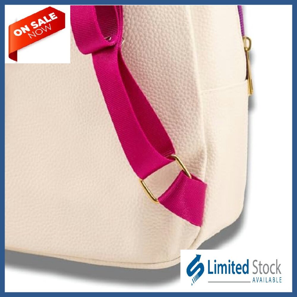 10" Pu Leather Mini Backpack, Adjustable Straps, … - image 6